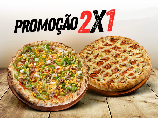 Combo 2 pizzas PP com refrigerante
